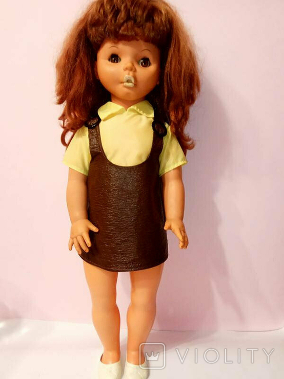 Коллекционная кукла лялька Бриджит 60см ГДР, фото №3