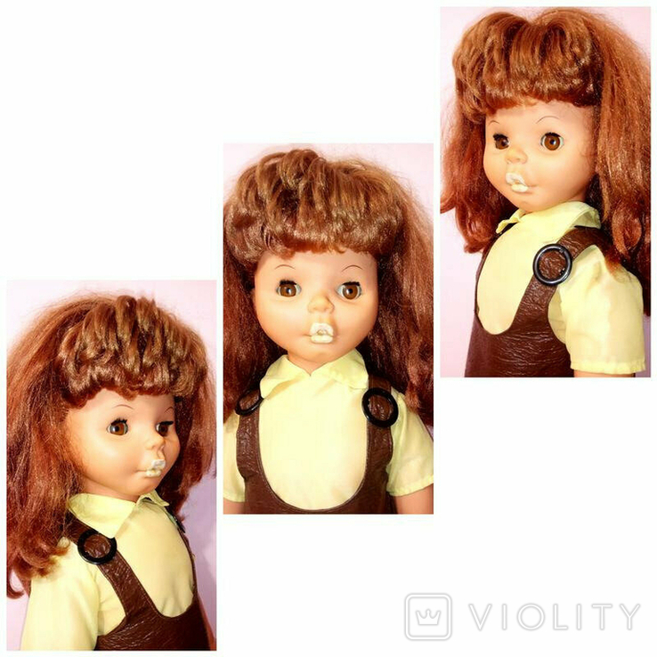 Коллекционная кукла лялька Бриджит 60см ГДР, фото №8