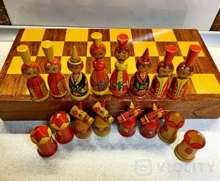 Шахматы СССР, матрёшки, фото №5