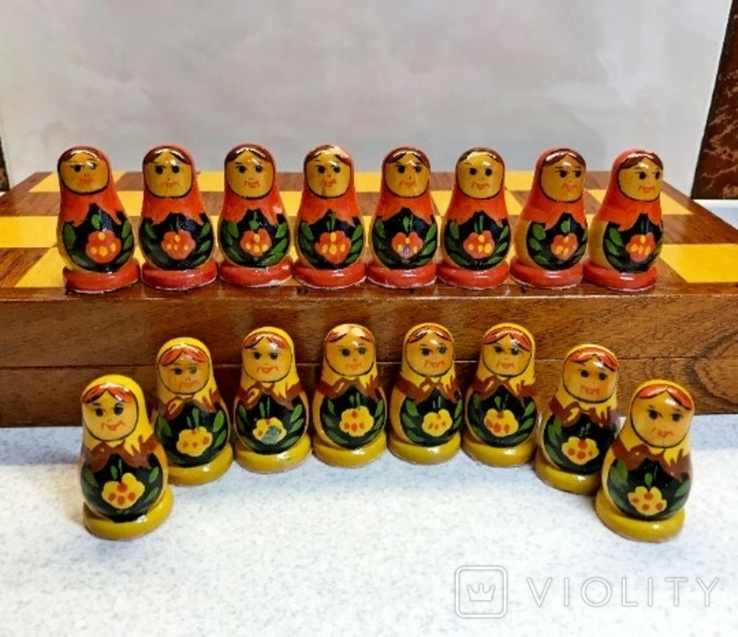 Шахматы СССР, матрёшки, фото №6