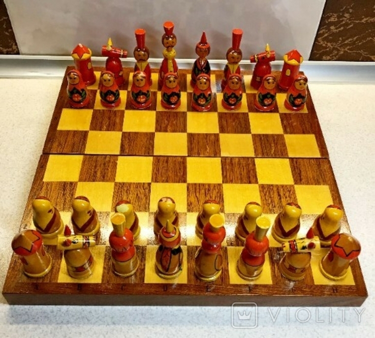 Шахматы СССР, матрёшки, фото №8