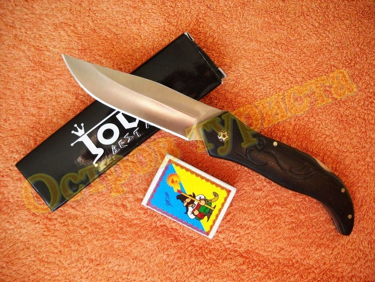 Складной нож FB619A деревянная рукоять сталь 440, фото №2