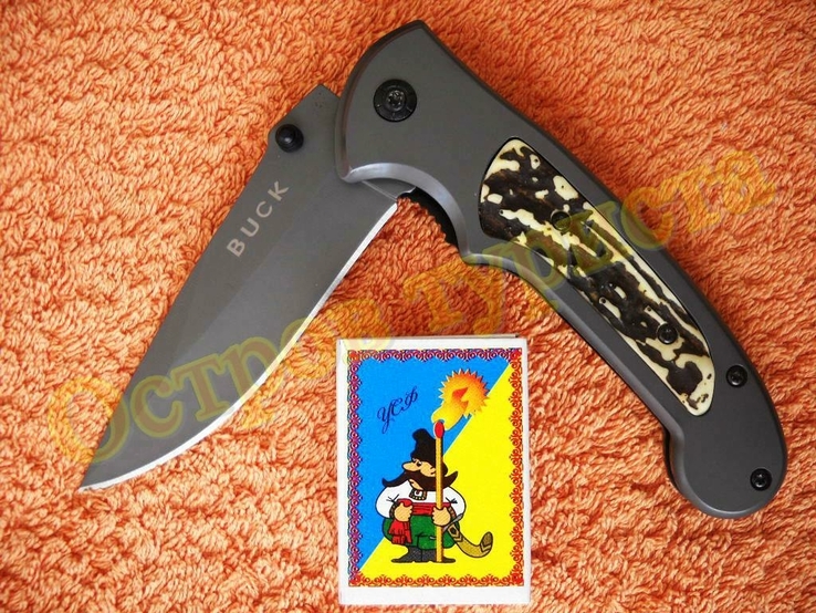 Нож складной Buck DA 109 полуавтомат клипса универсал, фото №4
