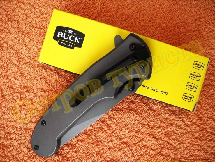 Нож складной Buck DA 109 полуавтомат клипса универсал, фото №7