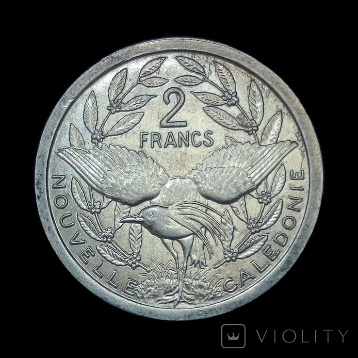 Новая Каледония 2 франка 1987 г.