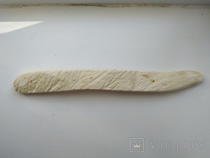 Плашка из рога лося L - 42.5 cm W - 530 grams., фото №2
