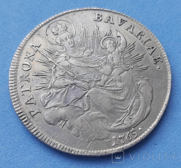 1 талер 1765 Максимильян 3, Патрона Бавария, фото №6