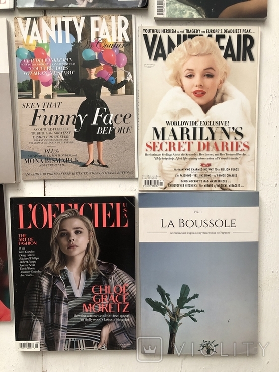 Лот журналов kinfolk, La Boussole, GQ, Harper's Bazaar, Suitcase, Vanity fair, фото №3