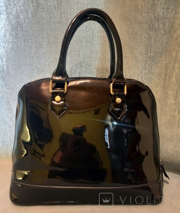 Giorgio Armani Women's Handbag Patent Eco Leather, photo number 7