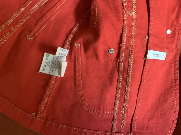 Пиджак красный, CA, сумочка-подарок, фото №6