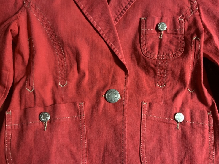 Пиджак красный, CA, сумочка-подарок, фото №10