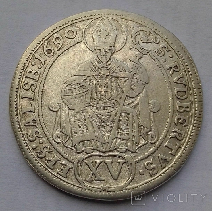 1690 г - 15 крейцеров Зальцбург