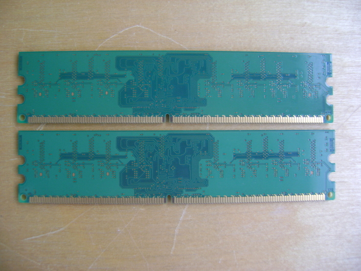 Две планки ОЗУ DDR 2 1GB, фото №3