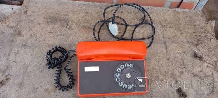 Телефон дисковый TESLA времён СССР, фото №2