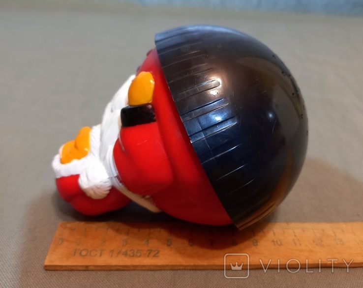 tumbler vintage music toy evil Santa Claus pegs plastic, photo number 8