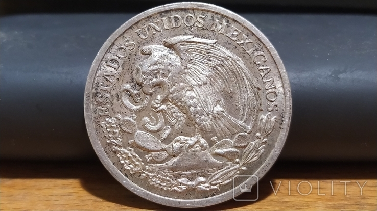 Серебряная медаль к 100-летию битвы при Пуэбле, 5 мая 1862 года. Мексика, 1962 год (П1), фото №6