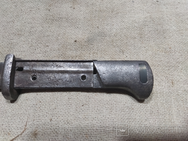 Кнопка в сборе на штык нож WZ-24 Поляк копия, фото №5
