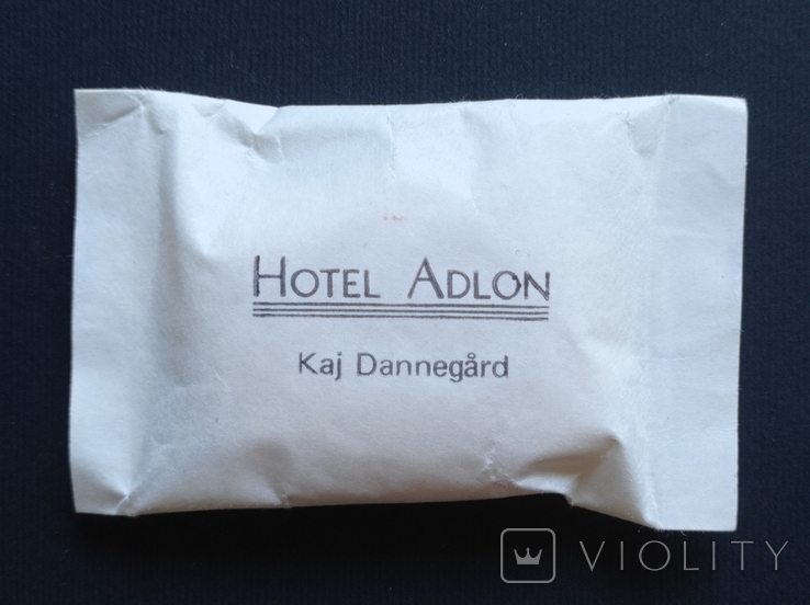 Отельное туалетное мыло Hotel Adlon (Швеция,вес 15 грамм), фото №2