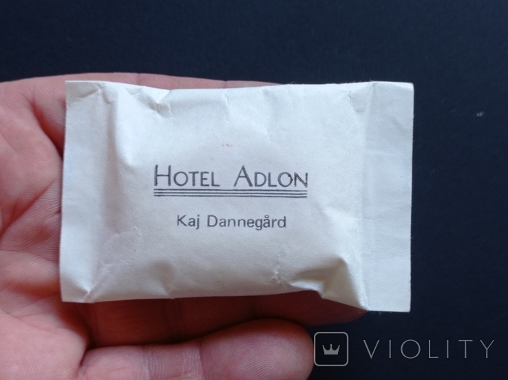 Отельное туалетное мыло Hotel Adlon (Швеция,вес 15 грамм), фото №3