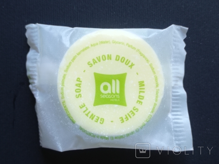 Hotel toilet soap All Seasons Hotels (France, weight 15 grams), photo number 2