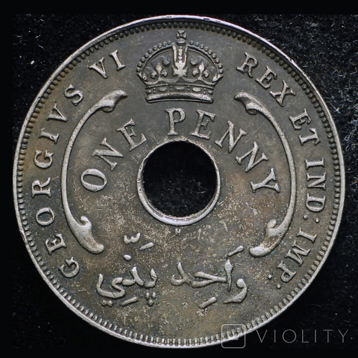 Британская Западная Африка пенни 1940