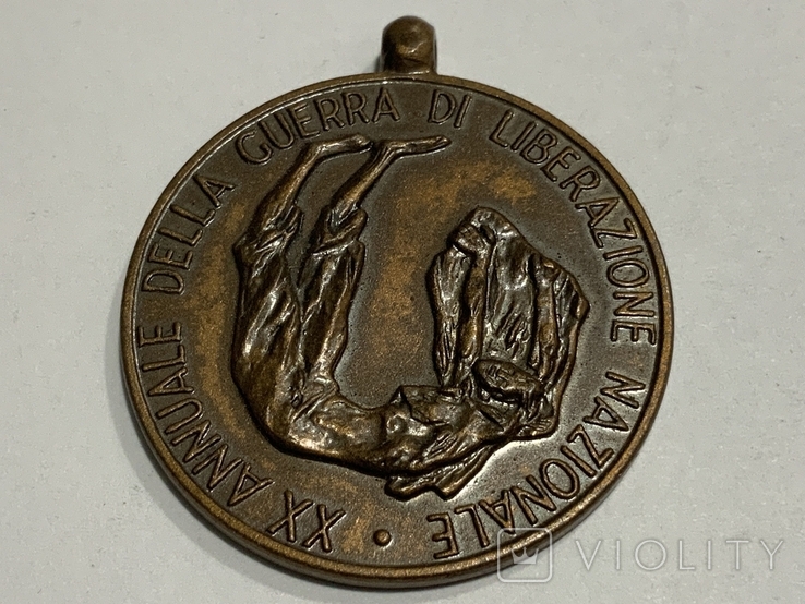 Медаль Штурмових бригад Гарібальді Італія, фото №2