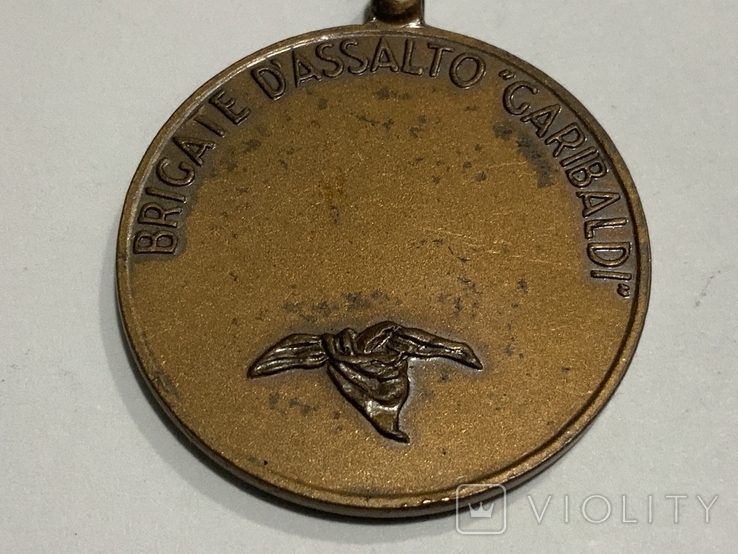 Медаль Штурмових бригад Гарібальді Італія, фото №4