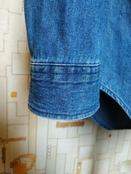 Сорочка джинсова LONG LENGTH Індія коттон р-р М, фото №6