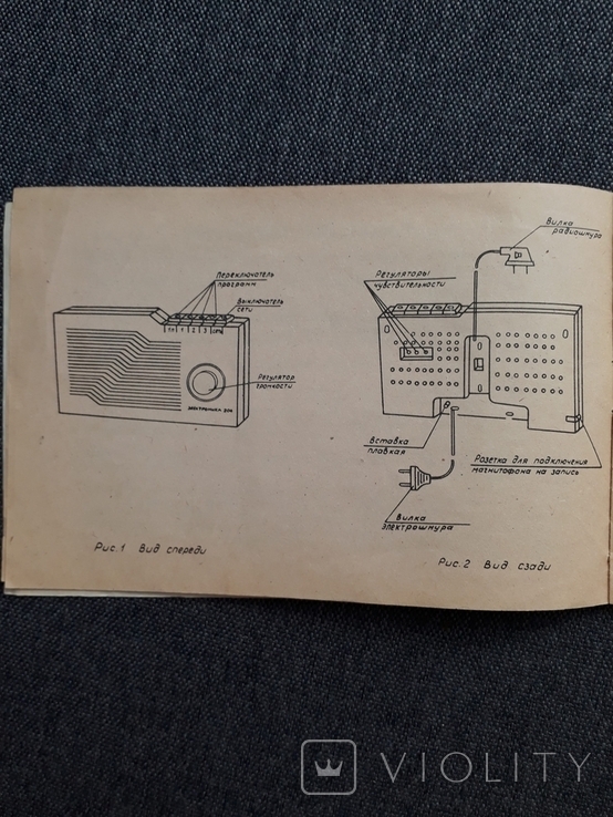 Ресивер трьохпрограмний Електроніка-204, інструкція з експлуатації, фото №4