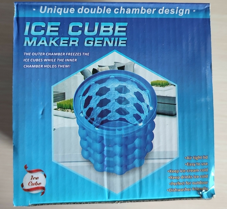 Форма ведро для льда Ice Cube Maker Genie для охлаждения напитков, photo number 2