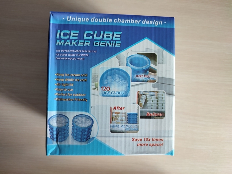Форма ведро для льда Ice Cube Maker Genie для охлаждения напитков, photo number 4