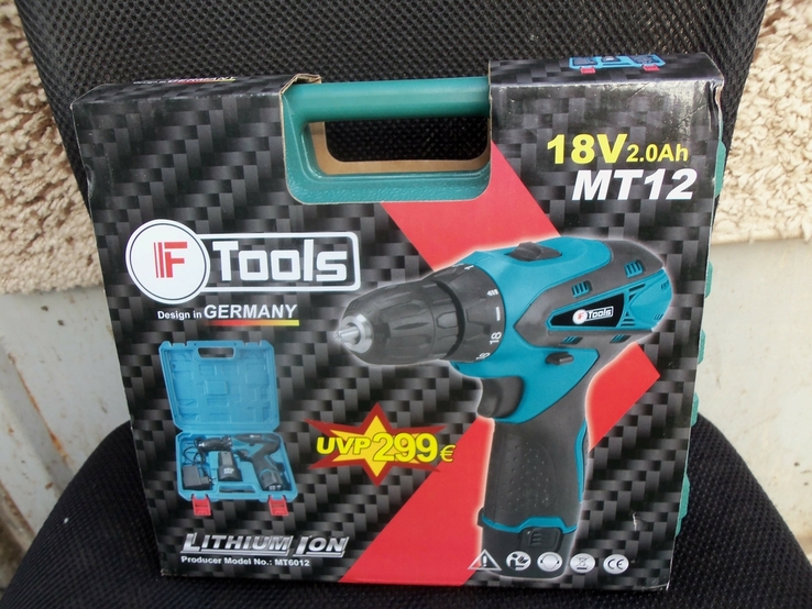 Шуруповерт TOOLS MT12 18V Новий № - 1 з Німеччини, numer zdjęcia 2