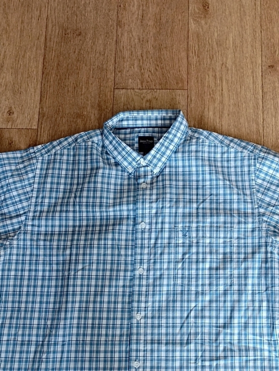 James Pringle Красивая стильная мужская рубашка короткий рукав XL, фото №6