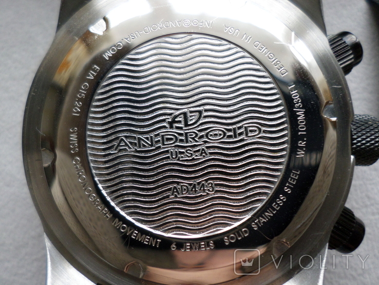 Годинник Аndroid "Savant" , Cal. G15 Swiss made ., фото №7