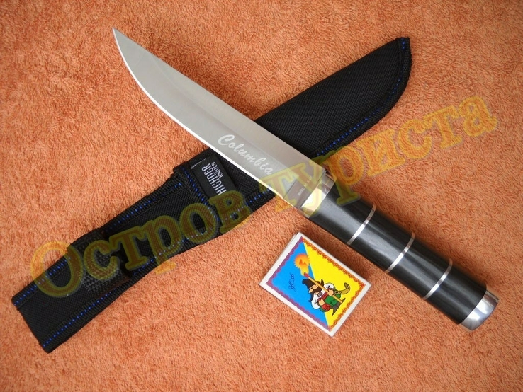 Нож охотничий Columbia К29 с кобурой, фото №2