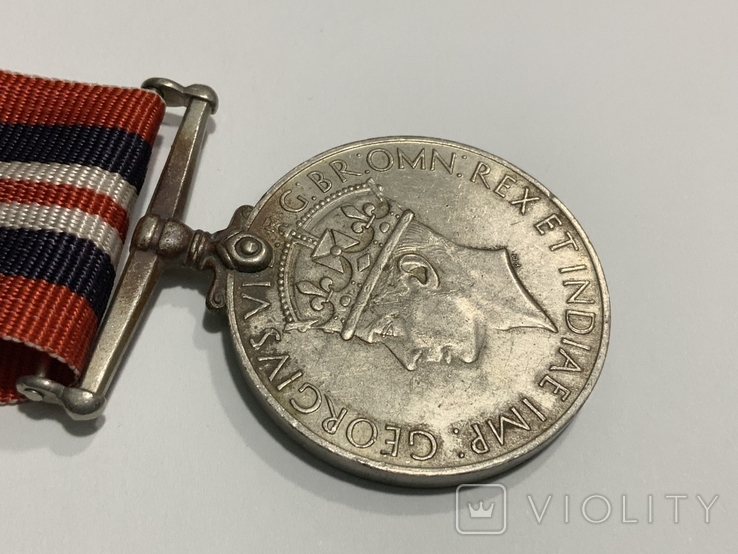Военная Медаль Великобритания 1939-1945, фото №6