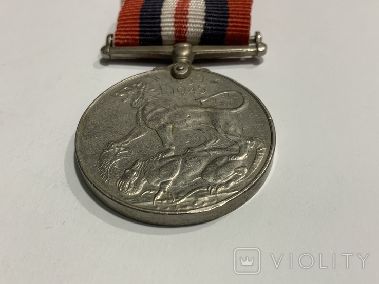 Военная Медаль Великобритания 1939-1945, фото №11