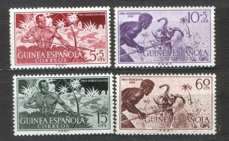 Испанские колонии Гвинея . полная серия . MNH