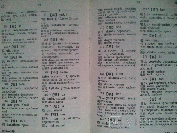 Concise Japanese-Russian dictionary of hieroglyphs.2 300 hieroglyphs., photo number 6