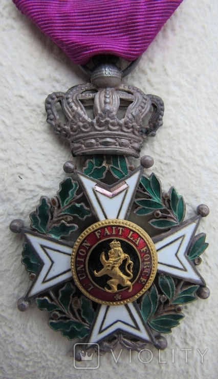 Бельгия, Рыцарский знак Ордена Леопольда (ок. 1835), фото №4