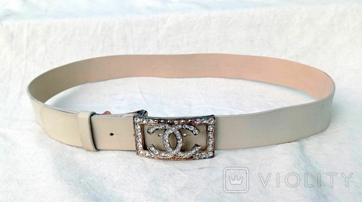 Chanel belt, genuine leather, on the belt up to 95 cm, width 4 cm., photo number 6