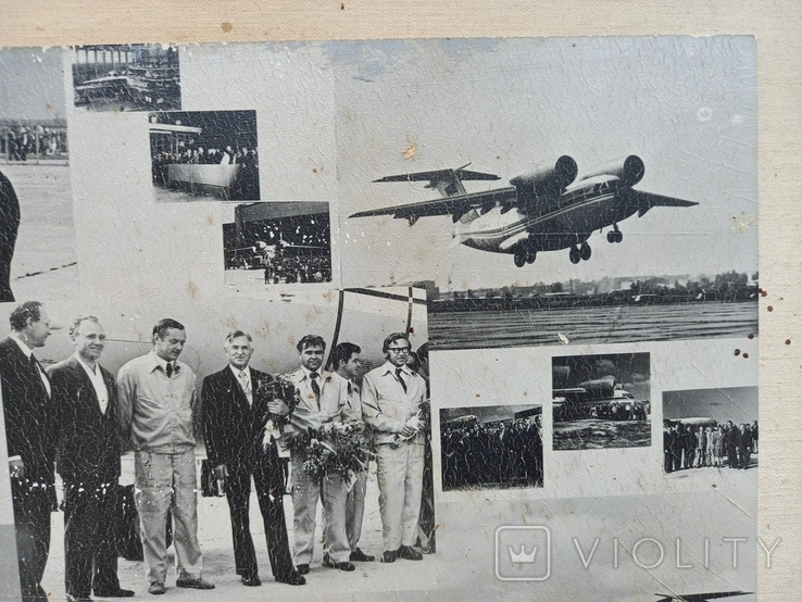 Памятный подарочный коллаж-Первый взлет самолета АН-72, фото №4