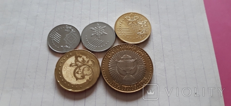 МАЛАЙЗИЯ, 5 монет, сен + ринггит, 2000-2012год