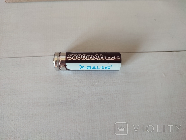 Аккумулятор Li-Ion X-BALOG 14500 5800mAh 4.2V