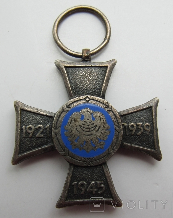 Крест "В память силезских восстаний 1921, 1939, 1945"