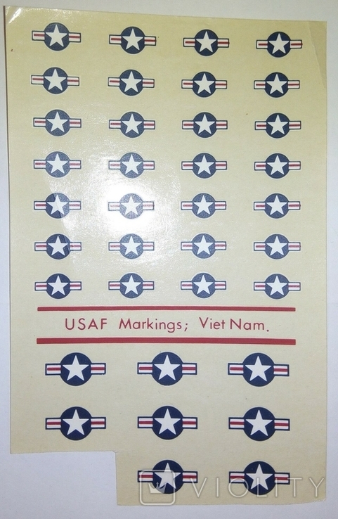 Декаль 1/72 USAF Markings Vietnam