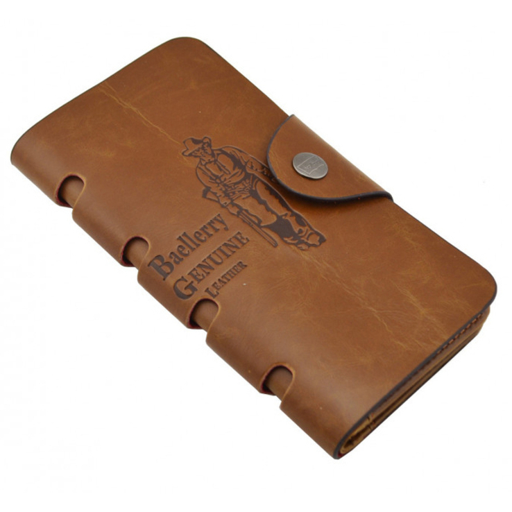  Мужское портмоне Baellerry Genuine Leather COK10. Цвет: коричневый, фото №7