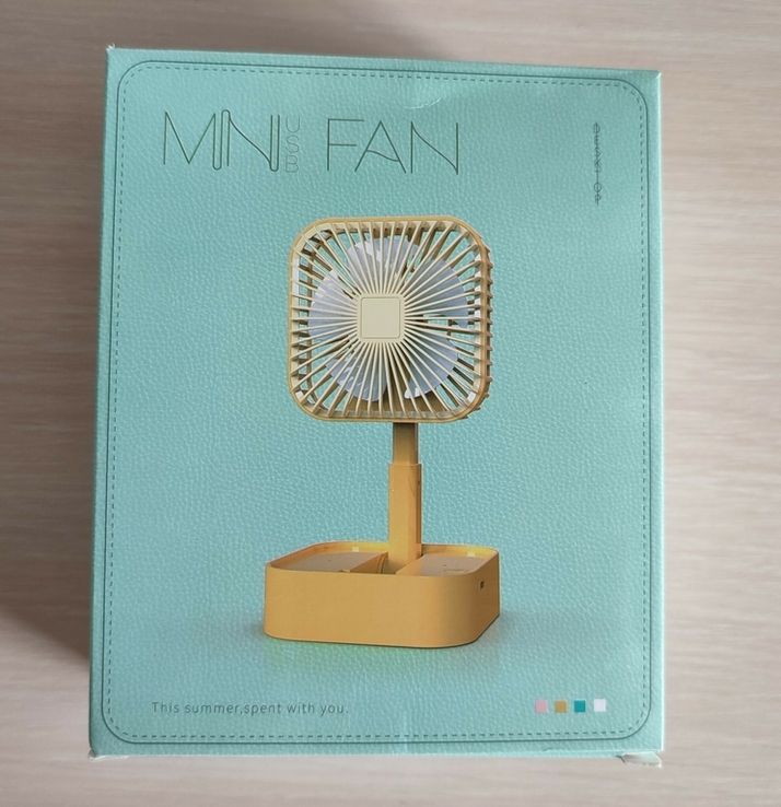 Портативный настольный мини вентилятор Mini Fan JY-1129, фото №2