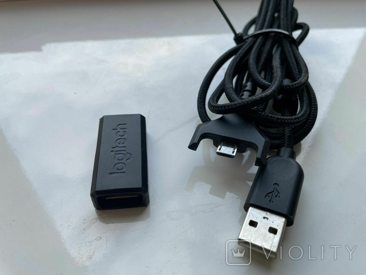 Кабель Logitech +адаптер USB-A-micro-USB, фото №3