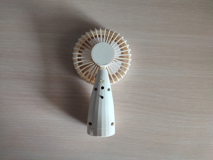 Портативный ручной-настольный мини вентилятор Mini Fan 6601, фото №5